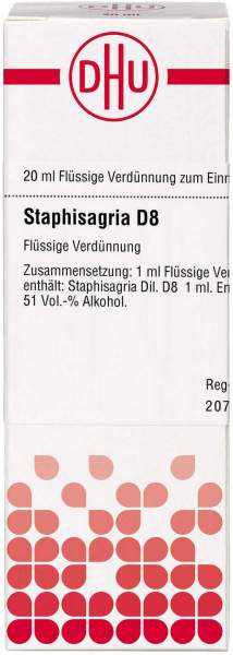 Dhu Staphisagria D8 20 ml Dilution