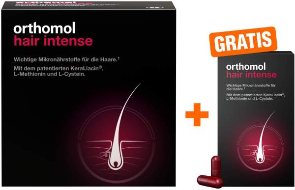 Orthomol Hair Intense Kapseln 90 Tagesportionen + gratis 15 Tagesportionen