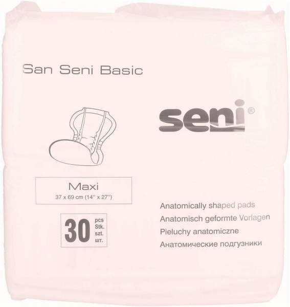 San Seni Basic Anatomische Vorlagen Maxi 30 Stk