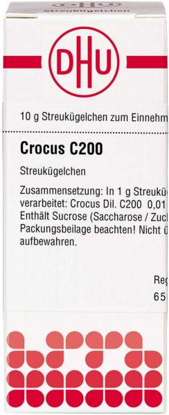 DHU Crocus C200 Globuli 10 g