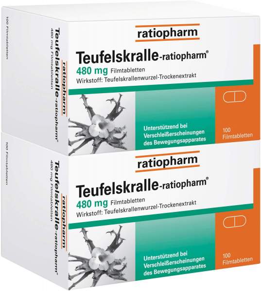 Teufelskralle-ratiopharm 480 mg - 200 Filmtabletten