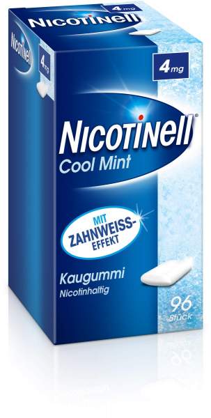 Nicotinell Kaugummi 4 mg Cool Mint 96 Stück