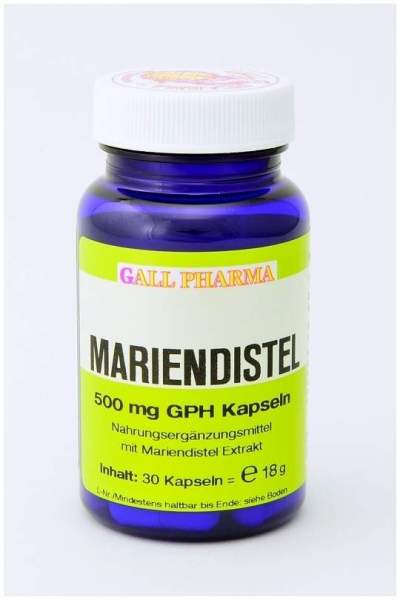 Mariendistel 500 mg Gph 30 Kapseln