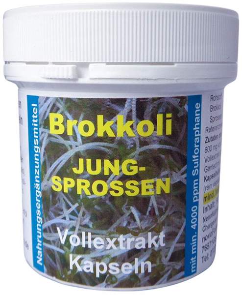 Brokkoli Jungsprossen Vollextrakt 90 Kapseln Eln