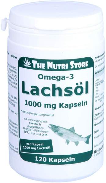 Omega 3 Lachsöl 1000 mg 120 Kapseln