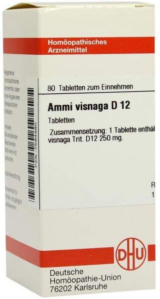 Ammi Visnaga D12 80 Tabletten