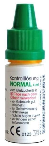 Gluco Test Plus 4 ml Kontrolllösung Normal