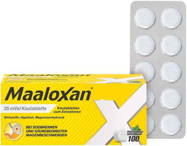 Maaloxan 25 mVal 100 Kautabletten