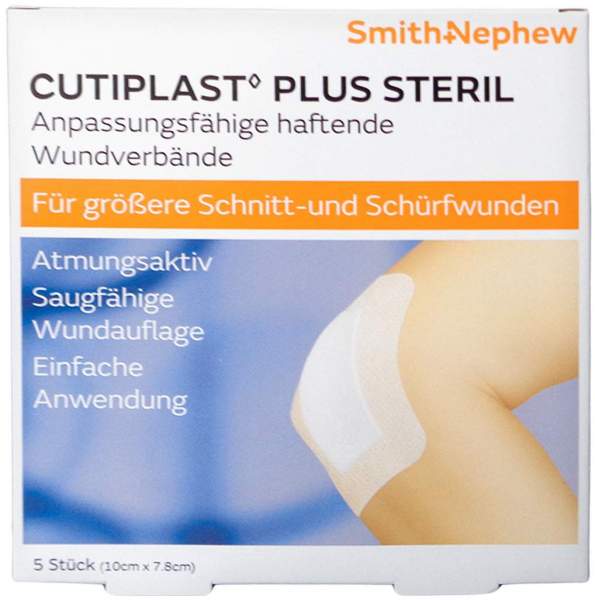 Cutiplast Plus Steril 7,8x10 cm Verband