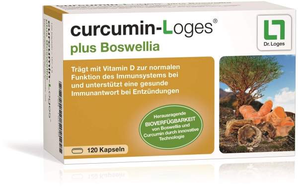 Curcumin Loges Plus Boswellia 120 Kapseln