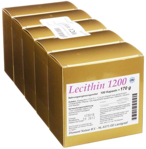 Lecithin 1200 Kapseln 500 Kapseln