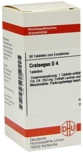 Crataegus D4 80 Tabletten