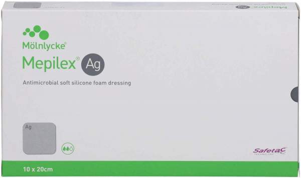 Mepilex AG Schaumverband 10 X 20 cm Steril 5 Stück