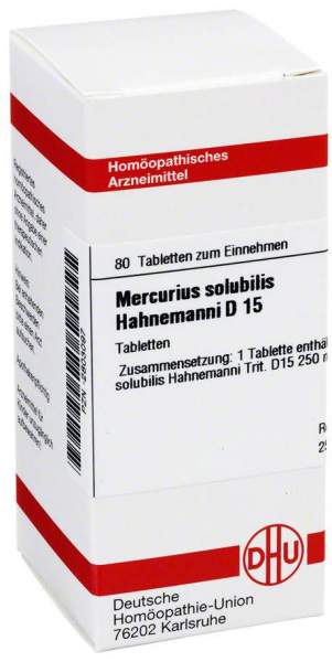 Dhu Mercurius Solubilis Hahnemanni D15 Tabletten