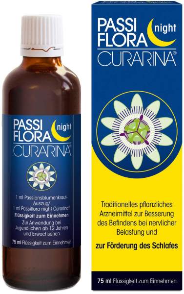 Passiflora Night Curarina Flüssigkeit zum Einnehmen 75 ml