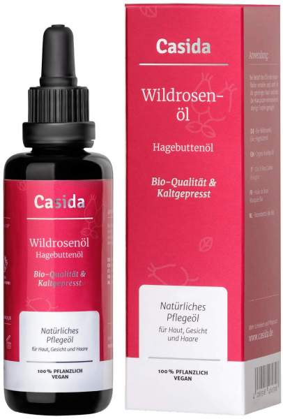 Hagebuttenöl Wildrose Bio Kaltgepresst 50 ml Öl