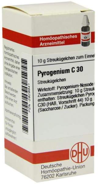 Dhu Pyrogenium C30 10 G Globuli