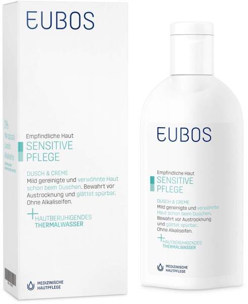 Eubos Sensitive Dusch &amp; Creme 200 ml Emulsion