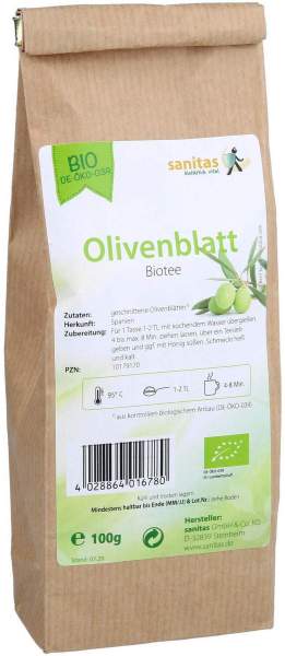 Olivenblatt Biotee 100 G