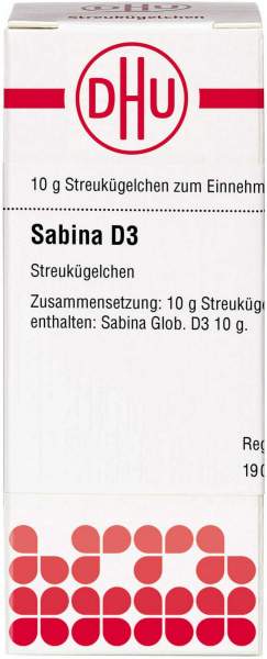 Dhu Sabina D3 Globuli 10 G