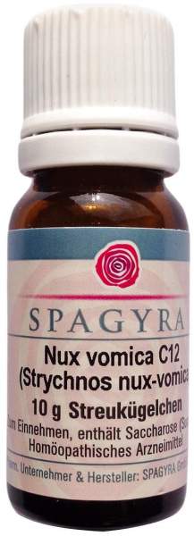 Nux Vomica C 12 Strychnos Nux-Vomica Globuli 10 G