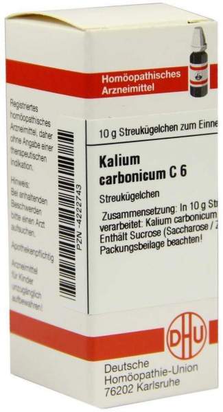 Kalium Carbonicum C 6 Globuli