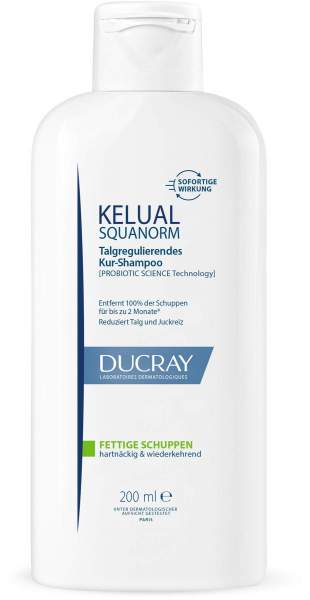 Ducray Kelual Squanorm fettige Schuppen 200 ml Shampoo