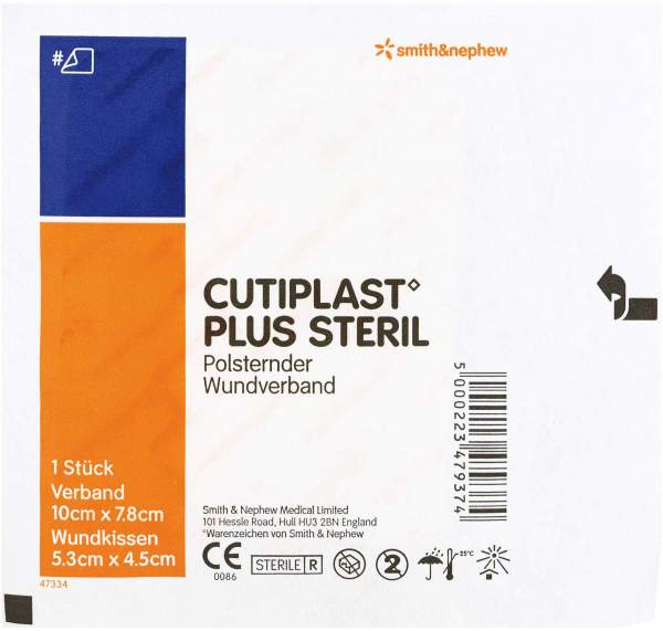 Cutiplast Plus Steril 7,8x15 cm Verband