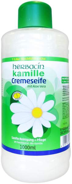 Herbacin Kamille Cremeseife Nachfüllflasche