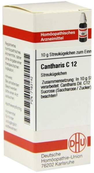DHU Cantharis C12 10 g Globuli