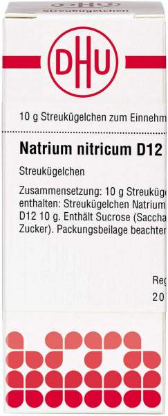Natrium nitricum D 12 Globuli 10 g