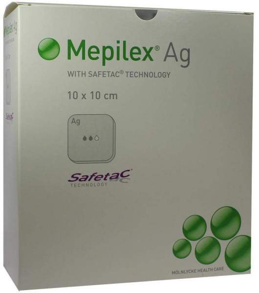 Mepilex AG Verband 10x10cm Steril