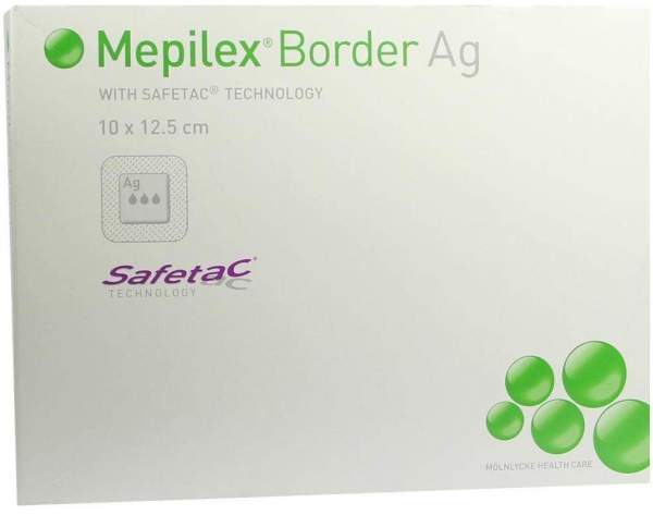 Mepilex Border AG Verband 10x12,5cm