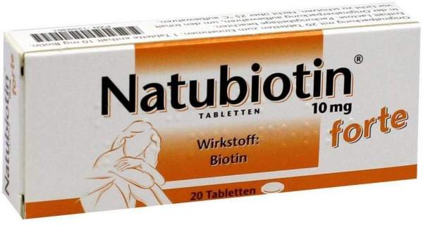 Natubiotin 10 mg Forte 20 Tabletten