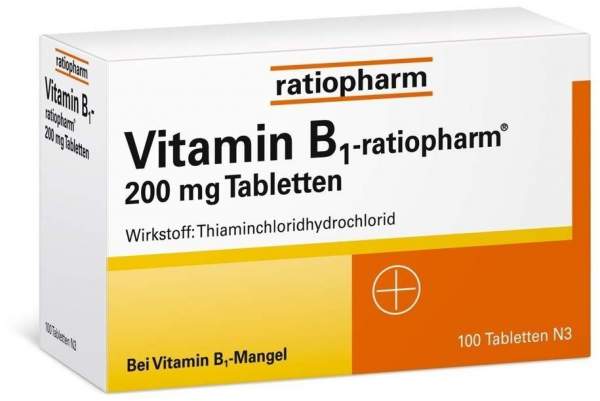 Vitamin B1 Ratiopharm 100 Tabletten
