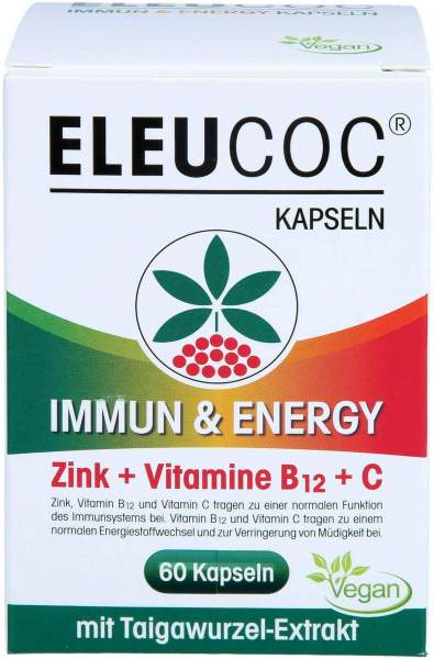Eleucoc Immun &amp; Energy Kapseln 60 Stück