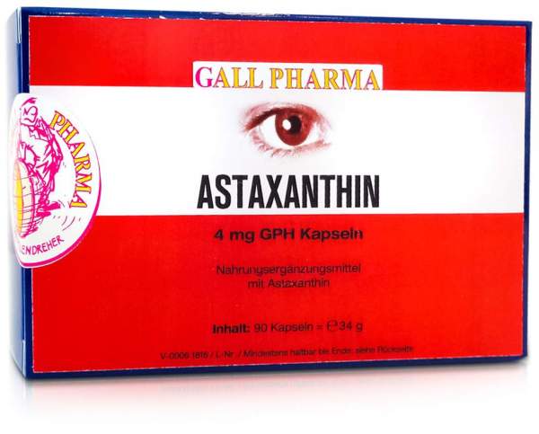 Astaxanthin 4mg 90 Kapseln Gph