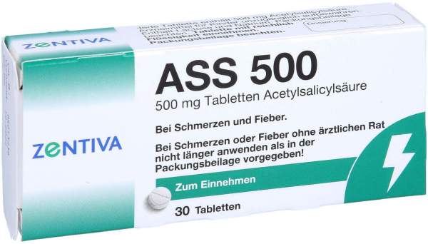 Ass 500 Zentiva 30 Tabletten