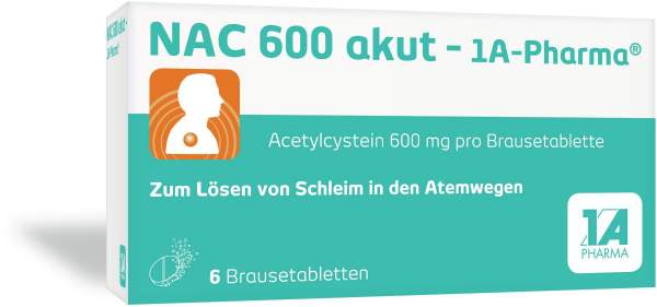 Nac 600 Akut 1a Pharma 6 Brausetabletten