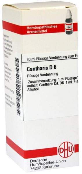 DHU Cantharis D6 20 ml Dilution