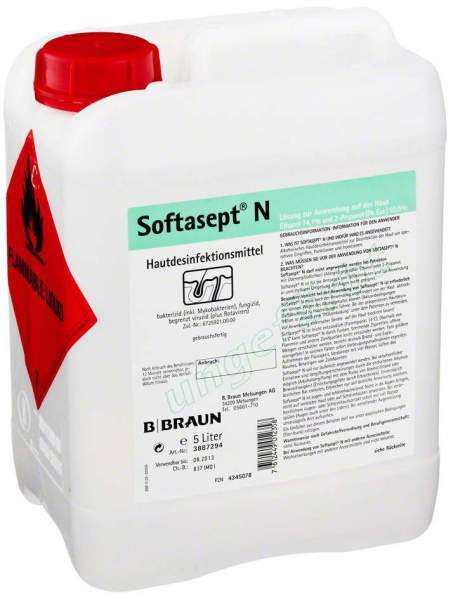 Softasept N Farblos Kanister 5 Liter