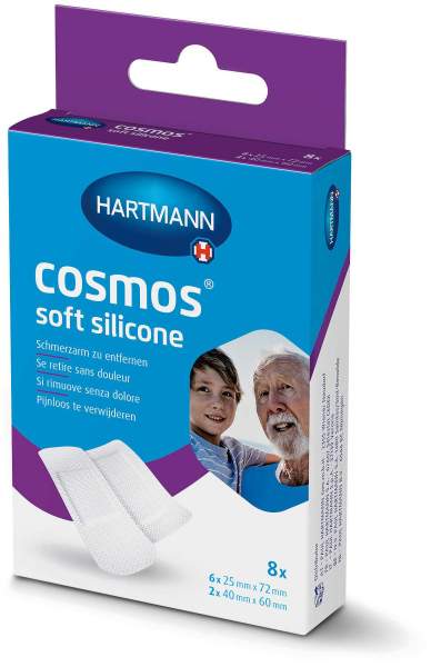 Cosmos Soft Silicone 8 Pflaster in 2 Größen