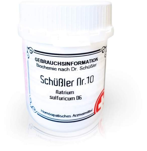 Schüssler Nr.10 Natrium Sulfuricum D6 1000 Tabletten