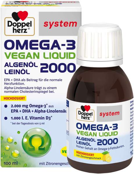 Doppelherz Omega-3 Vegan Liquid 2000 100 ml