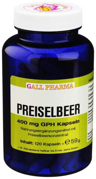 Preiselbeer 400 mg Gph Kapseln
