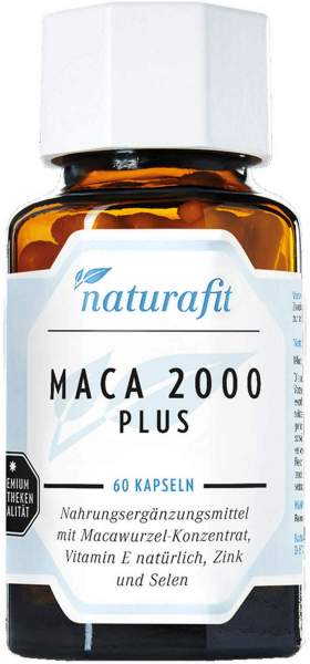 Naturafit Maca 2000 Plus Kapseln 60 Stück