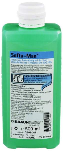 Softa Man Spenderflasche 500 ml Lösung