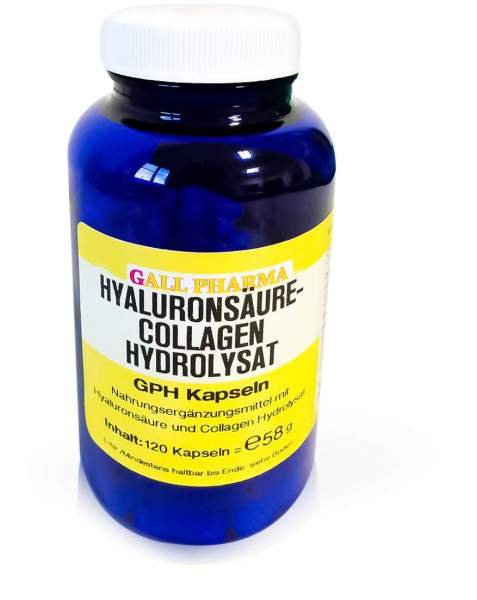 Hyaluronsäure-Collagen Hydrolysat Gph 120 Kapseln
