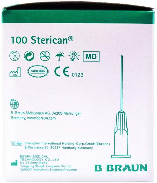 Sterican Einmalkanüle 21 G 25 mm 100 Kanülen