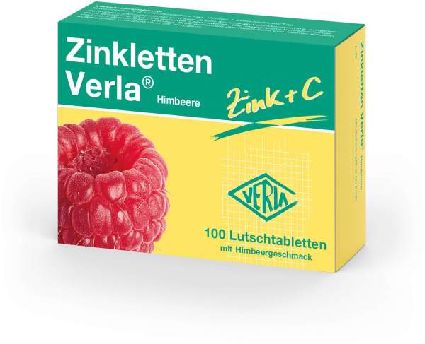 Zinkletten Verla Himbeere Lutschtabletten 100 Stück